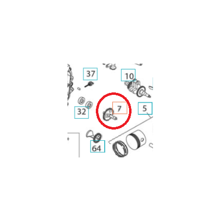 NOCKENWELLE 532429313 ORIGINAL HUSQVARNA