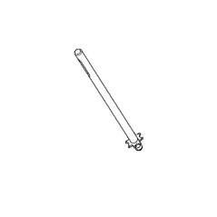 STEERING SHAFT L-38.5 CM 583899901 ORIGINAL HUSQVARNA | Newgardenstore.eu