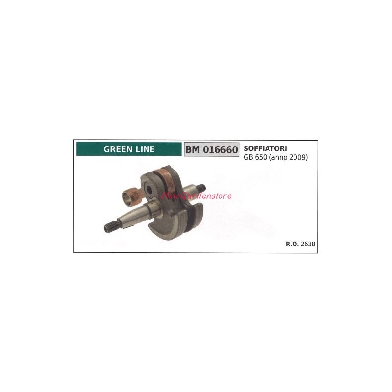Kurbelwelle GREEN LINE Motor Gebläse GB 650 016660