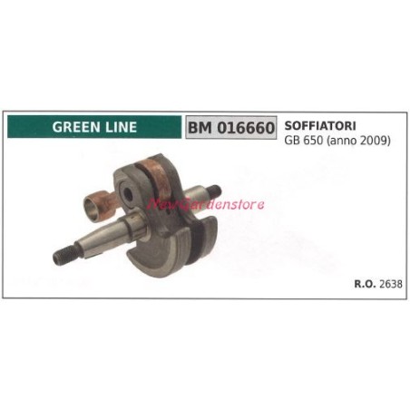 Kurbelwelle GREEN LINE Motor Gebläse GB 650 016660 | Newgardenstore.eu