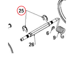 ANELLO DI FERMO 812000022 ORIGINALE HUSQVARNA