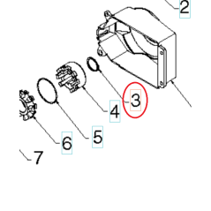 ANELLO DI FERMO 812000045 ORIGINALE HUSQVARNA