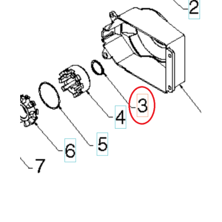 ANELLO DI FERMO 812000045 ORIGINALE HUSQVARNA | Newgardenstore.eu