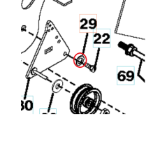 LOCKING RING 812000032 ORIGINAL HUSQVARNA