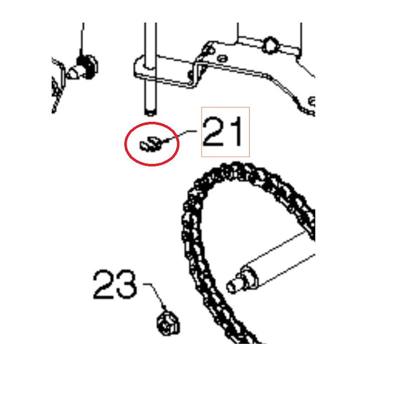 LOCKING RING 812000036 ORIGINAL HUSQVARNA