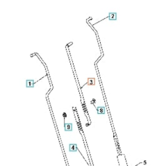 TOP TRACTION ROD 532425598 ORIGINAL HUSQVARNA