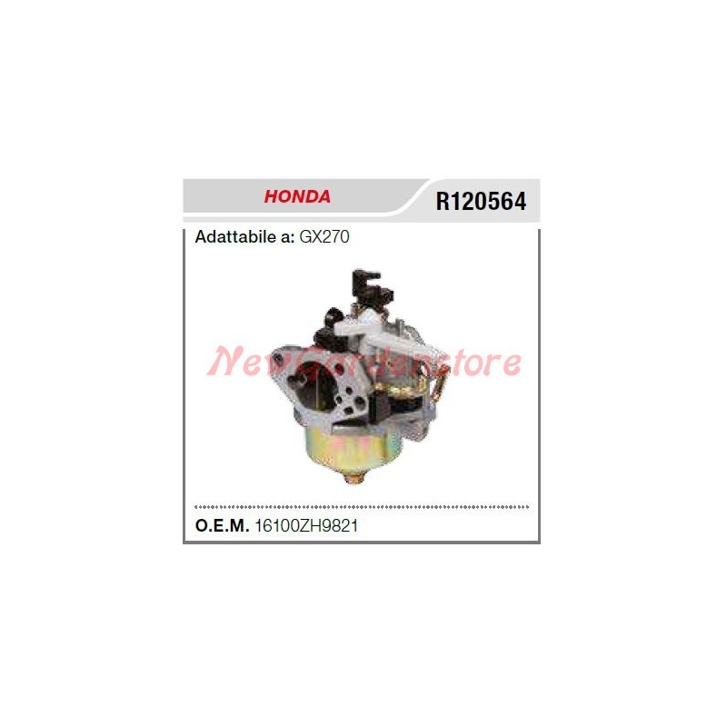 Carburador generador HONDA GX 270 R120564 16100ZH9821