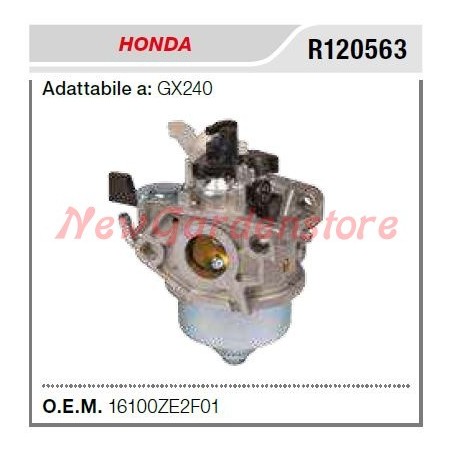 Carburador generador HONDA GX240 R120563 | Newgardenstore.eu