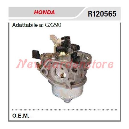 Carburateur HONDA motoculteur GX 290 R120565 | Newgardenstore.eu