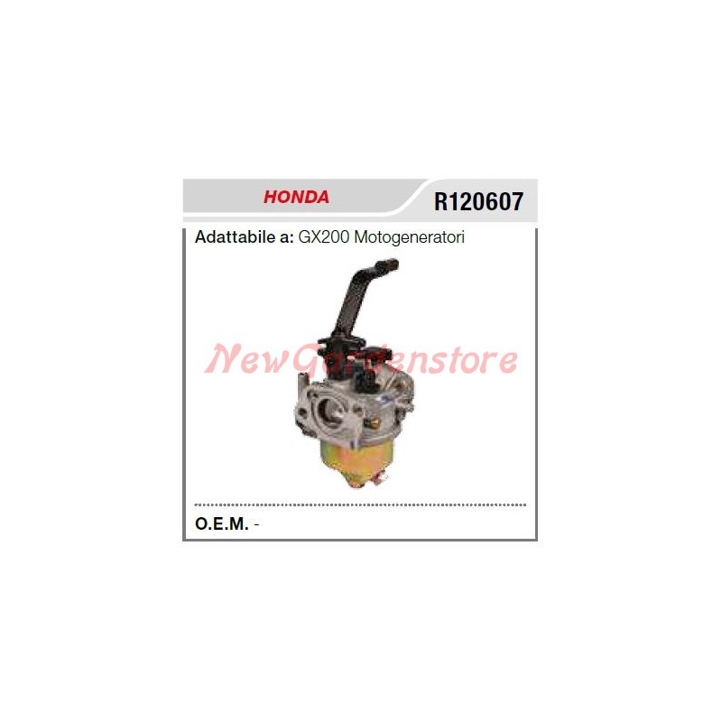 Carburatore HONDA motogeneratore GX200 R120607