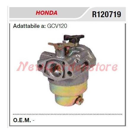 Carburateur pour motoculteur HONDA GCV120 R120719 | Newgardenstore.eu