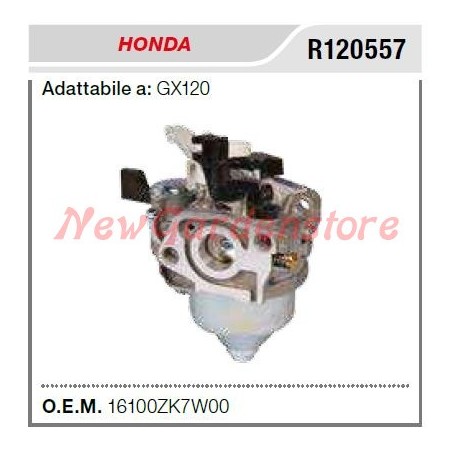 Carburador motoazada HONDA GX120 R120557 | Newgardenstore.eu