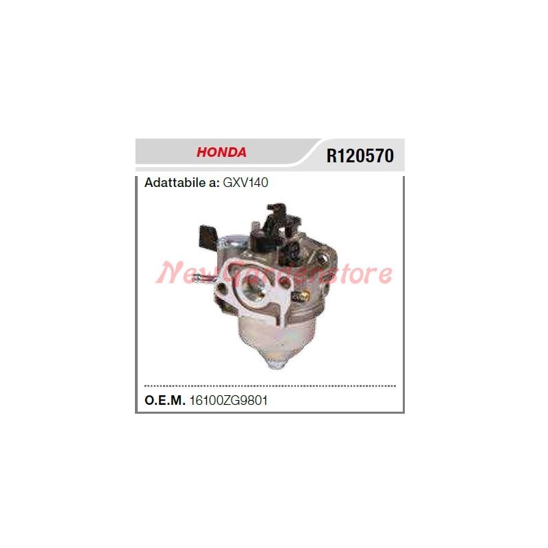 Carburateur HONDA tracteur de pelouse tondeuse GXV140 R120570