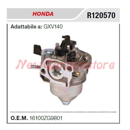 Vergaser HONDA Rasentraktor Rasenmäher GXV140 R120570 | Newgardenstore.eu