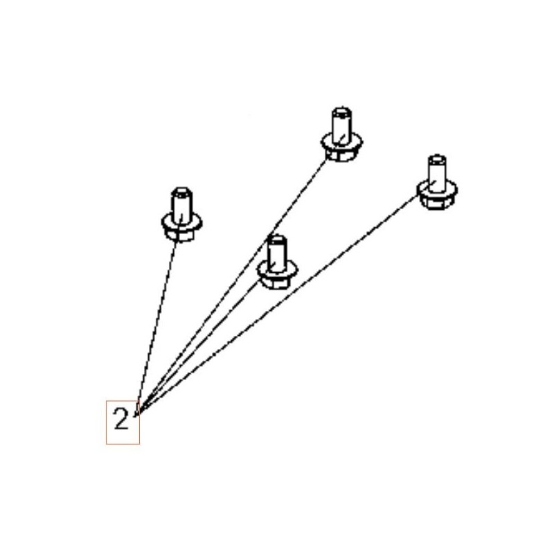 BOULON 531008202 ORIGINAL HUSQVARNA