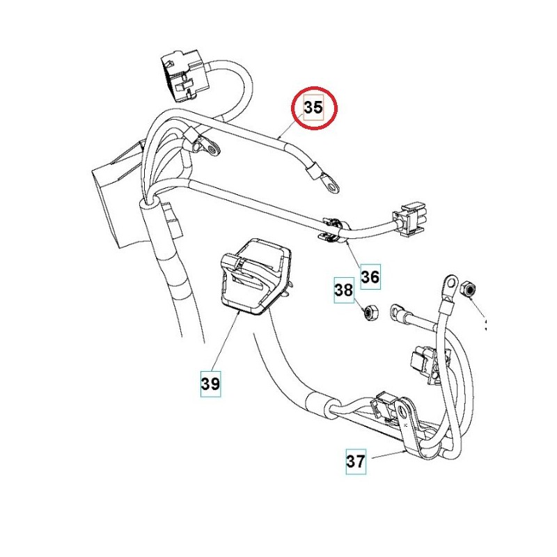 CABLAGGIO 529360401 ORIGINALE HUSQVARNA