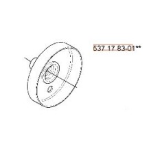 CLOCHE D'EMBRAYAGE 537178301 ORIGINAL HUSQVARNA