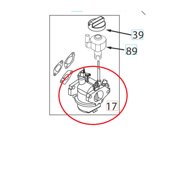 CARBURATORE 597937201 ORIGINALE HUSQVARNA