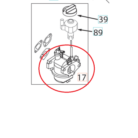 CARBURATEUR 597937201 ORIGINAL HUSQVARNA | Newgardenstore.eu