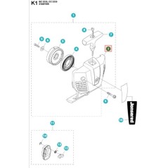 ANLASSERKURBELGEHÄUSE 544126401 ORIGINAL HUSQVARNA