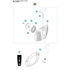 COMPLETE STARTER COVER 573960901 ORIGINAL HUSQVARNA