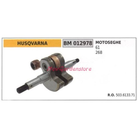 HUSQVARNA arbre moteur tronçonneuse 61 268 012978 | Newgardenstore.eu