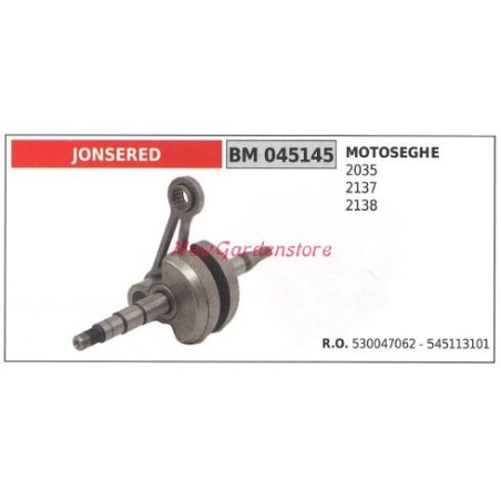 JONSERED chainsaw motor shaft 2035 2137 2138 045145 | Newgardenstore.eu