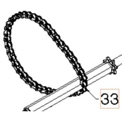 TRACTION CHAIN ??532401619 ORIGINAL HUSQVARNA | Newgardenstore.eu