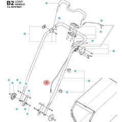 CABLE 597688701 ORIGINAL HUSQVARNA | Newgardenstore.eu