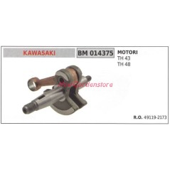 Motor shaft KAWASAKI brushcutter motor TH 43 48 014375 | Newgardenstore.eu