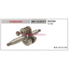 Cigüeñal desbrozadora motor KAWASAKI Tj 53E 019557