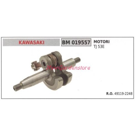 Cigüeñal desbrozadora motor KAWASAKI Tj 53E 019557 | Newgardenstore.eu