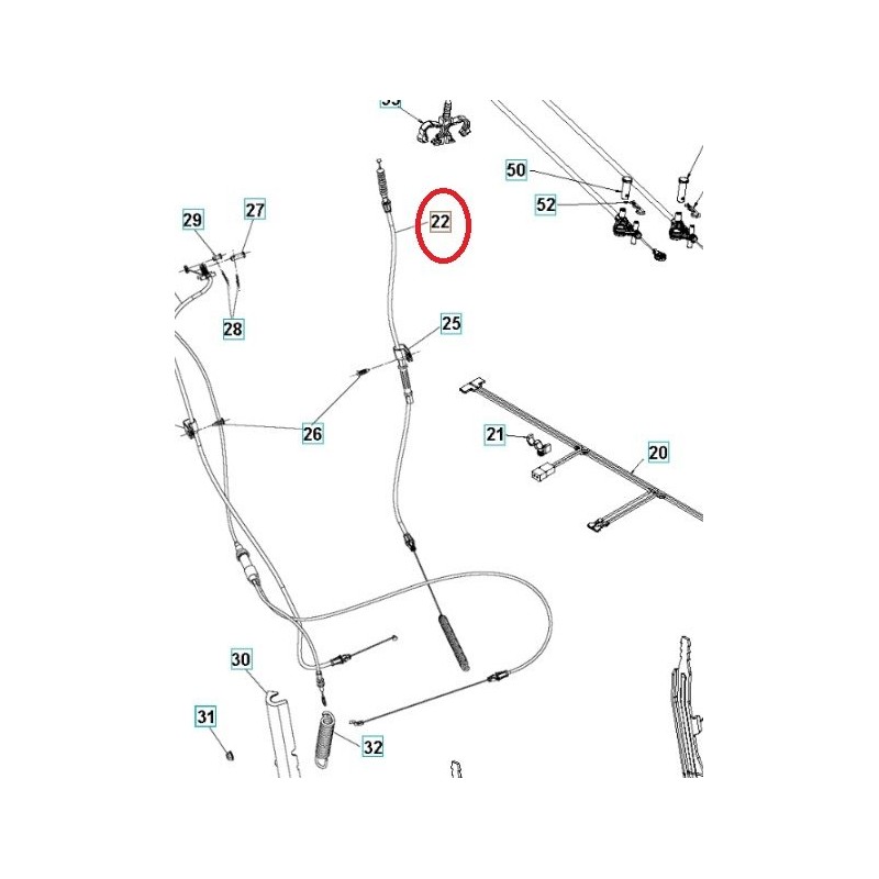 ZUFUHRKABEL 501656602 ORIGINAL HUSQVARNA