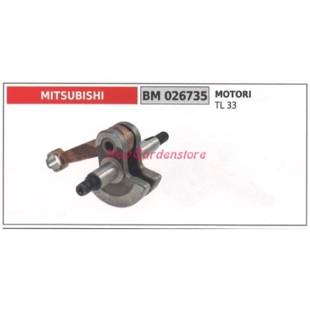 Cigüeñal motor MITSUBISHI desbrozadora TL 33 026735 | Newgardenstore.eu