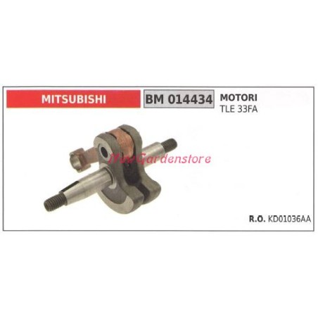 Cigüeñal Desbrozadora de motor MITSUBISHI TLE 33FA 014434 | Newgardenstore.eu