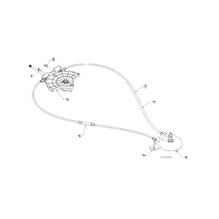 CABLE COMPLET 532428310 ORIGINAL HUSQVARNA