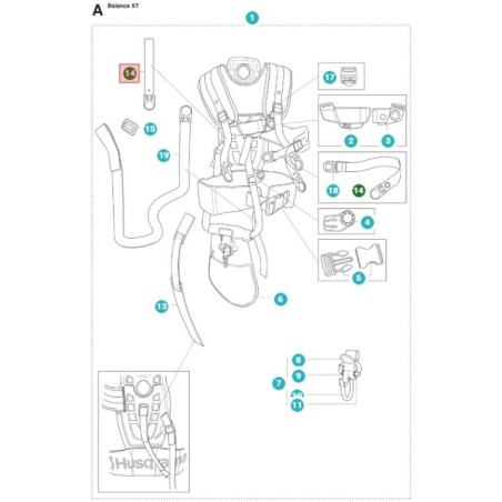 BELT 503996107 ORIGINAL HUSQVARNA