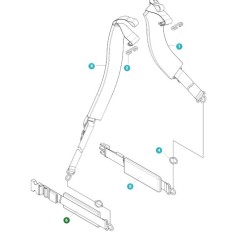 CEINTURE DE VERROUILLAGE 511803801 ORIGINAL HUSQVARNA