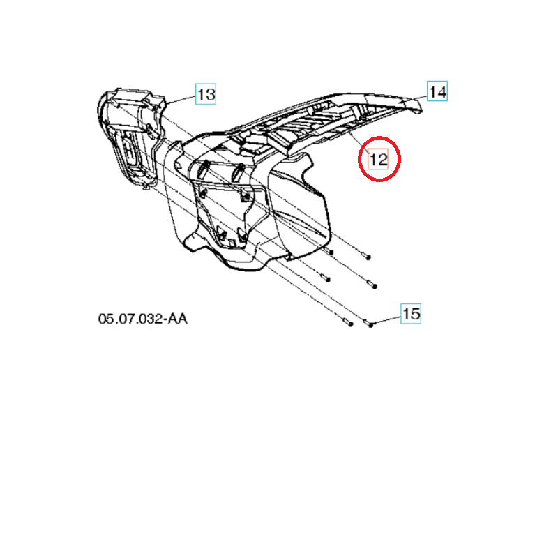 CONSOLA 598803701 ORIGINAL HUSQVARNA