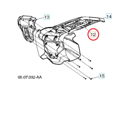 CONSOLE 598803701 ORIGINAL HUSQVARNA