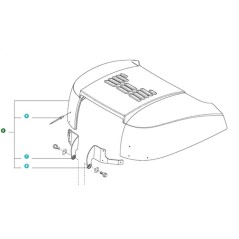 CUBIERTA ORIGINAL HUSQVARNA 535419004