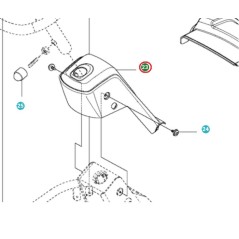 COUVERCLE 504060101 ORIGINAL HUSQVARNA