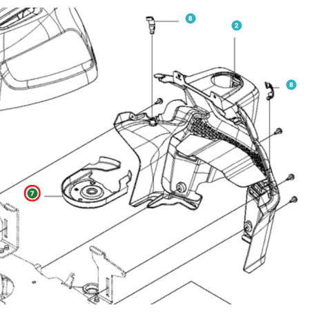 CUBIERTA ORIGINAL HUSQVARNA 522508102