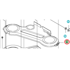 COUVERCLE PLAT 574172102 ORIGINAL HUSQVARNA