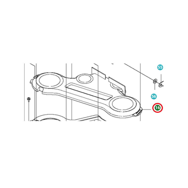 COUVERCLE PLAT 574172102 ORIGINAL HUSQVARNA