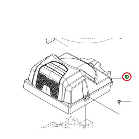 TRANSMISSION COVER 578261305 ORIGINAL HUSQVARNA | Newgardenstore.eu