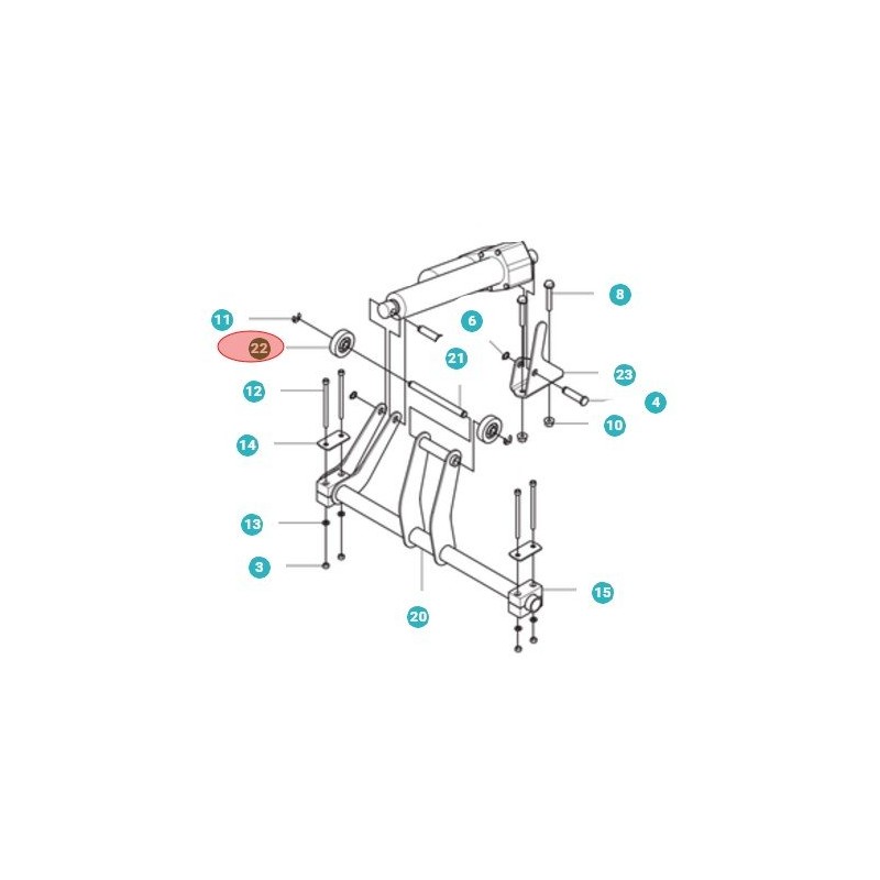 COJINETE 501066801 ORIGINAL HUSQVARNA