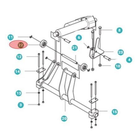 BEARING 501066801 ORIGINAL HUSQVARNA | Newgardenstore.eu