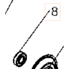 CUSCINETTO 505544001 ORIGINALE HUSQVARNA