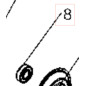 BEARING 505544001 ORIGINAL HUSQVARNA